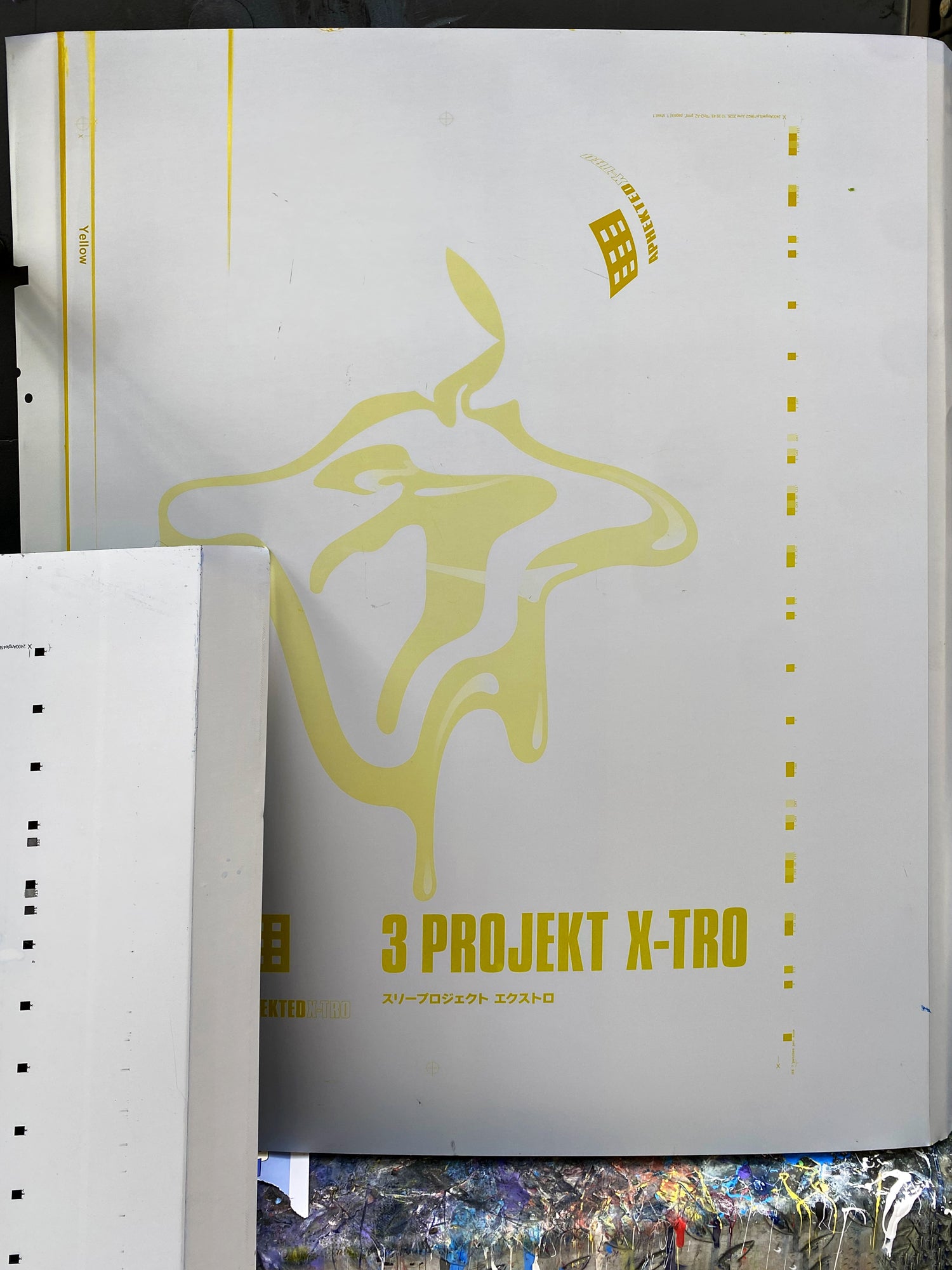 SERIES 0.3 - 3 PROJEKT X-TRO A2 Art Print