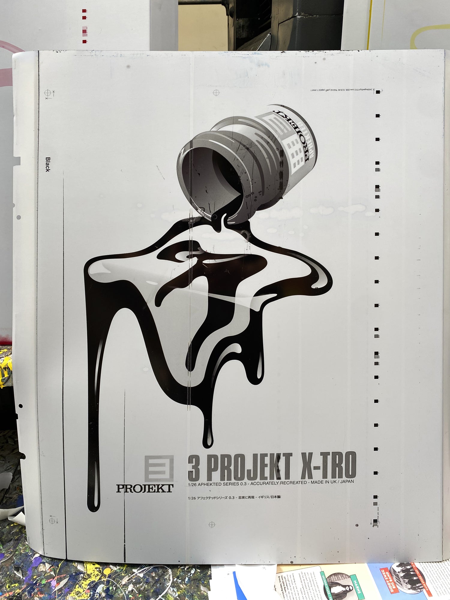 SERIES 0.3 - 3 PROJEKT X-TRO A2 Art Print