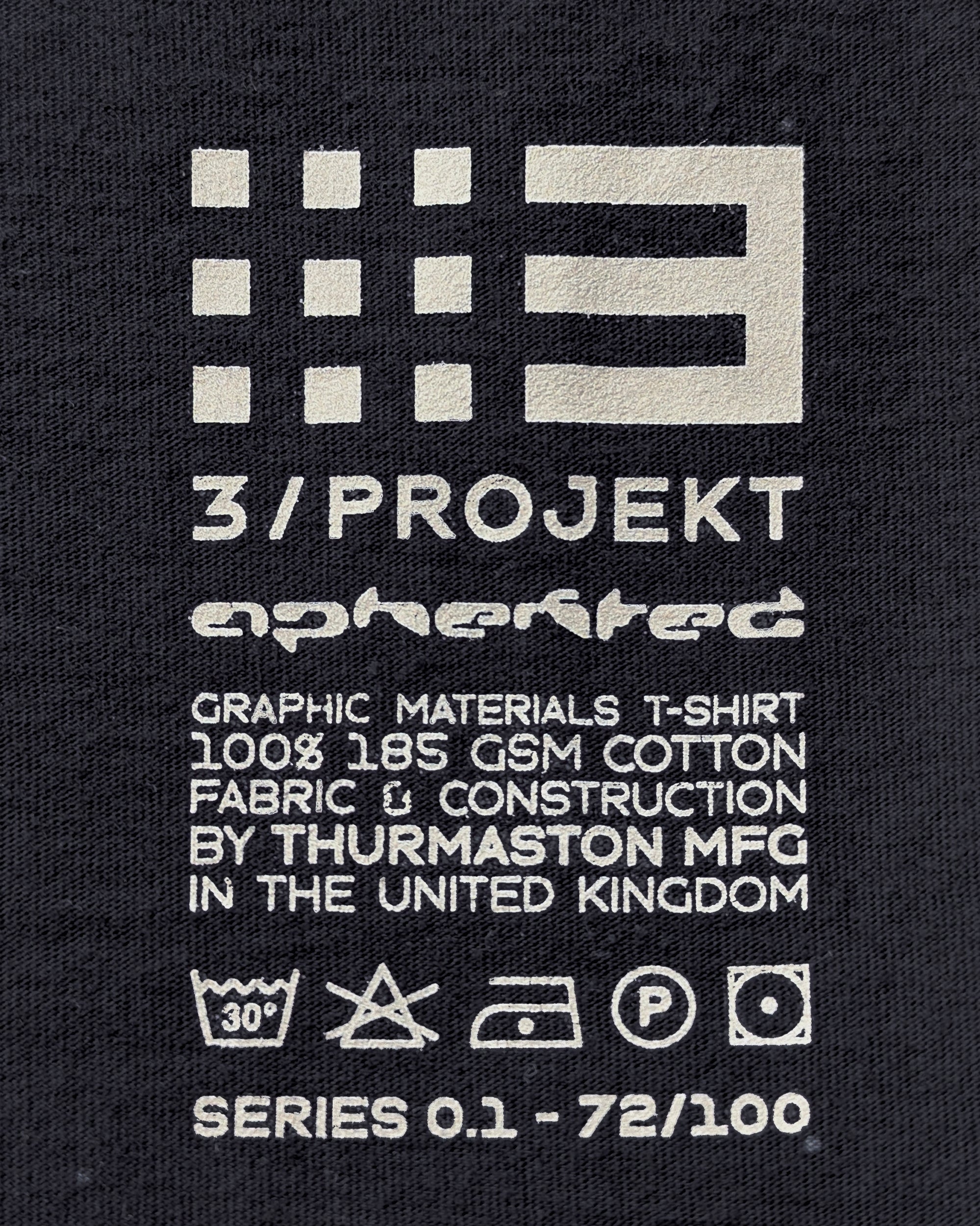 SERIES 0.1 - Black T-shirt
