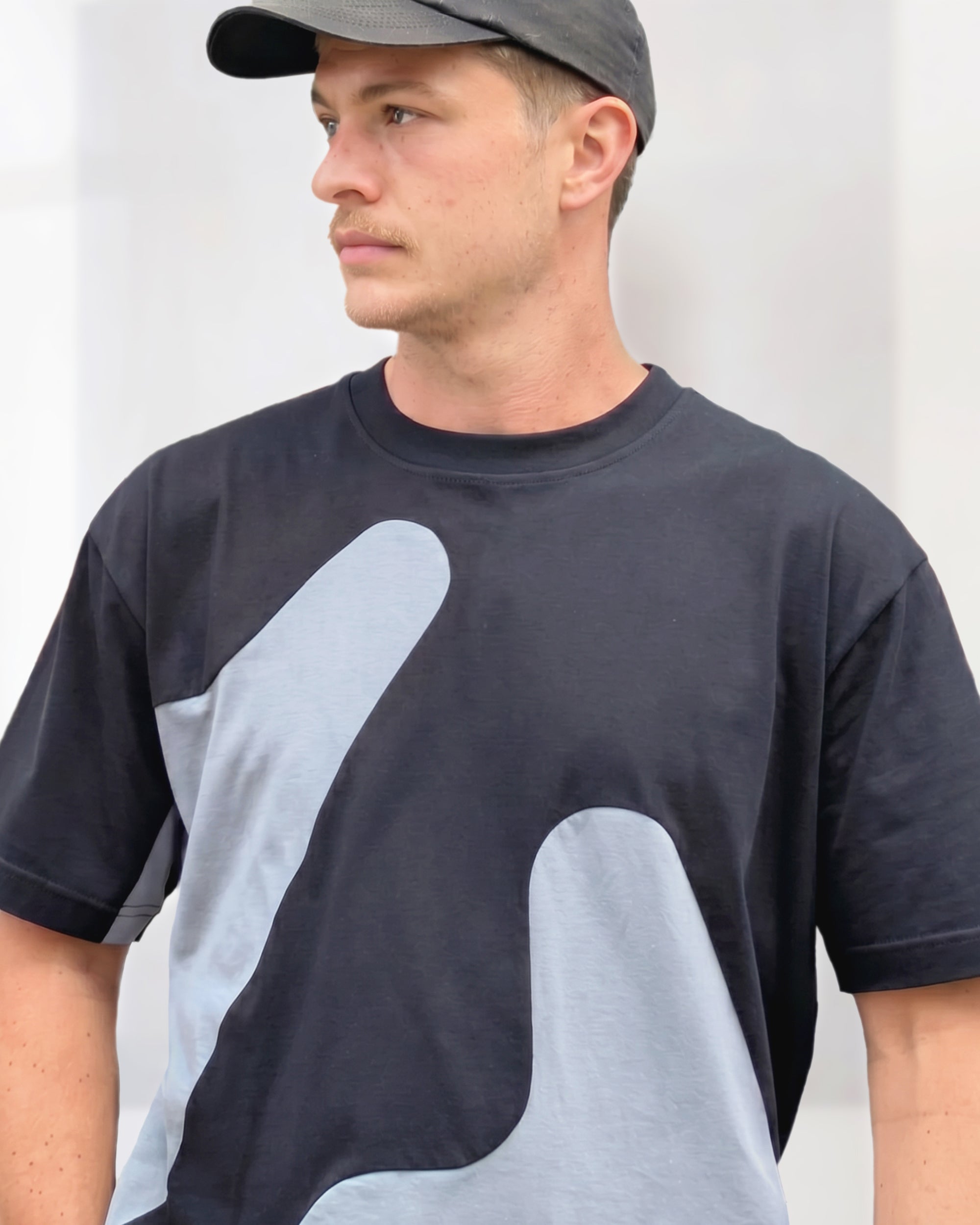 SERIES 0.2 - Black/Grey T-shirt