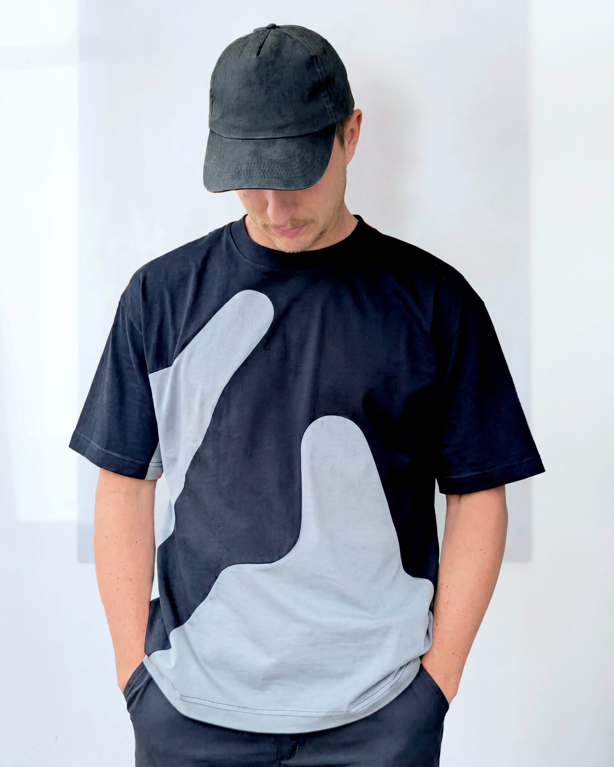 SERIES 0.2 - Black/Grey T-shirt
