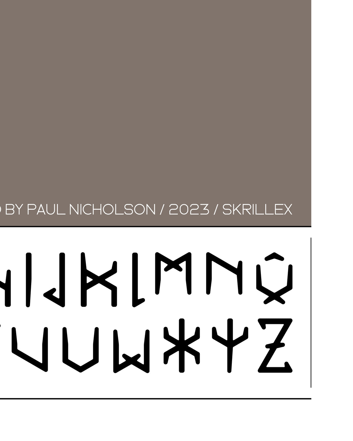 SERIES 1.06 - THE NINE - Ill-Typ Art Print